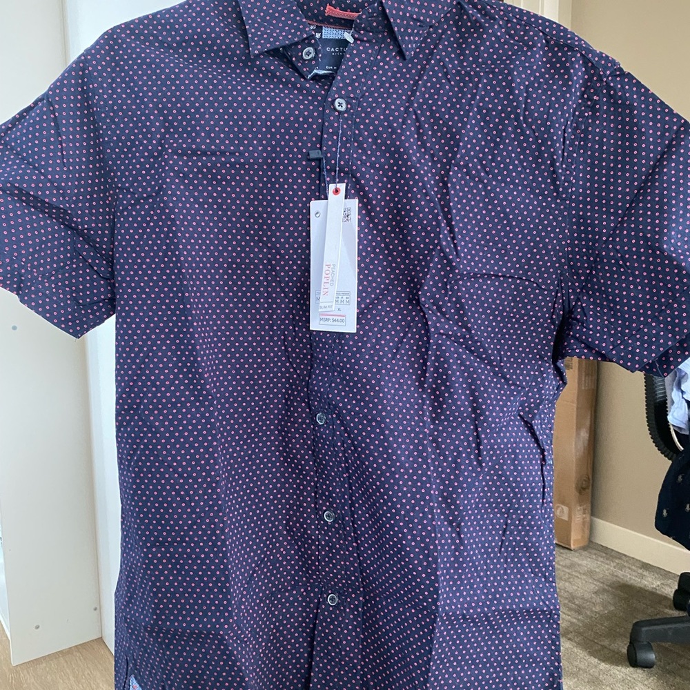 Men's Purple Patterned Shirt